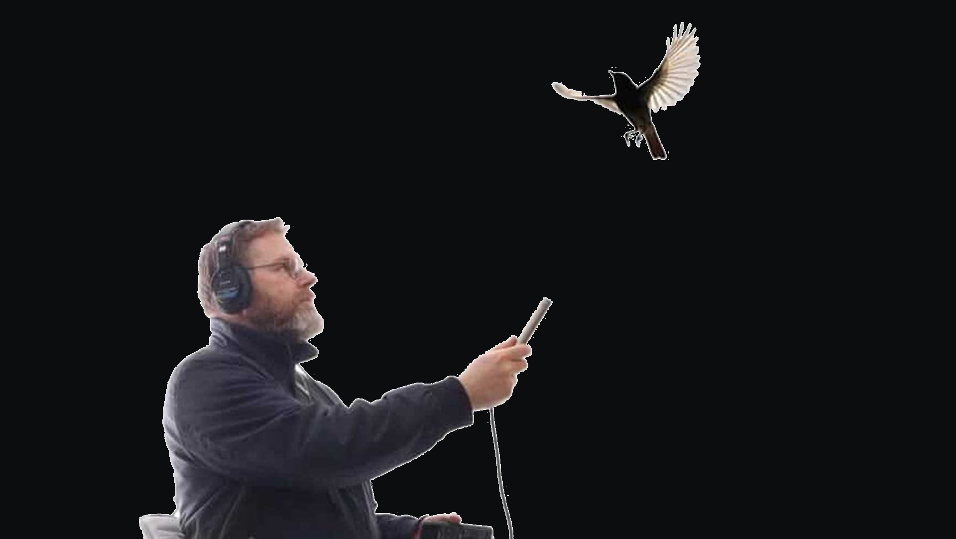 Justus Herrmann bei Audio- und Feldaufnahmen
